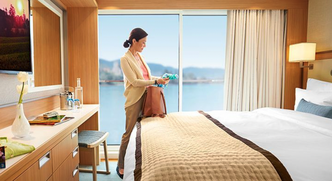 French Balcony Stateroom (C, D)