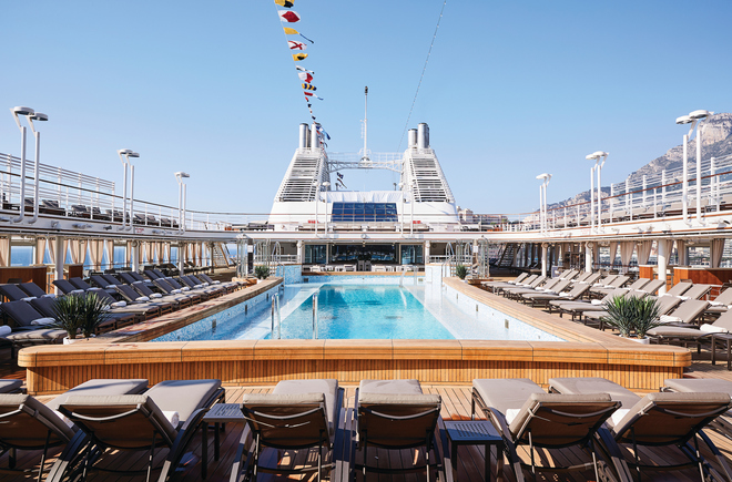 Pool Deck & Jacuzzi Area