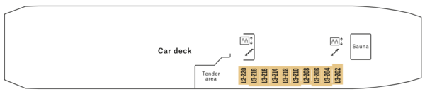 Hurtigruten Coastal Express MS Polarlys Deck 2.png