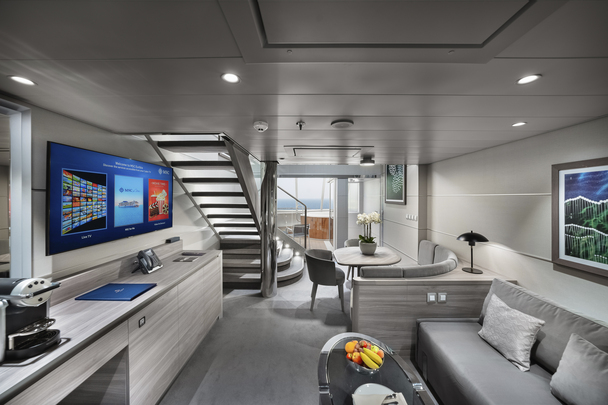 MSC Yacht Club Duplex Suite with Whirlpool
