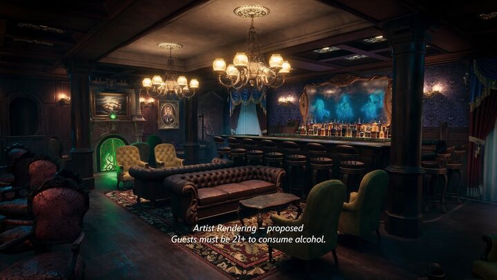 The Haunted Mansion Parlor