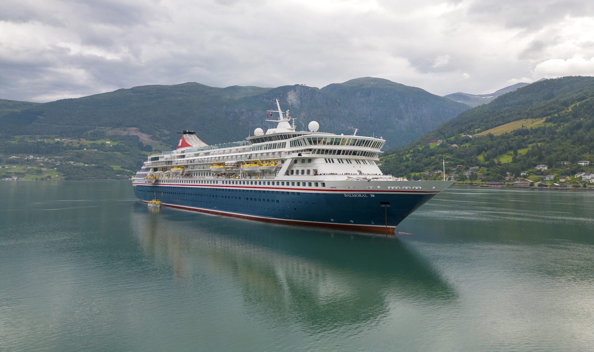 A photo of the Balmoral cruise ship