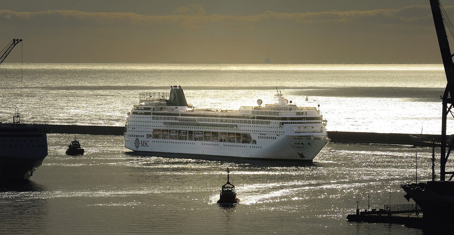 A photo of the MSC Armonia cruise ship