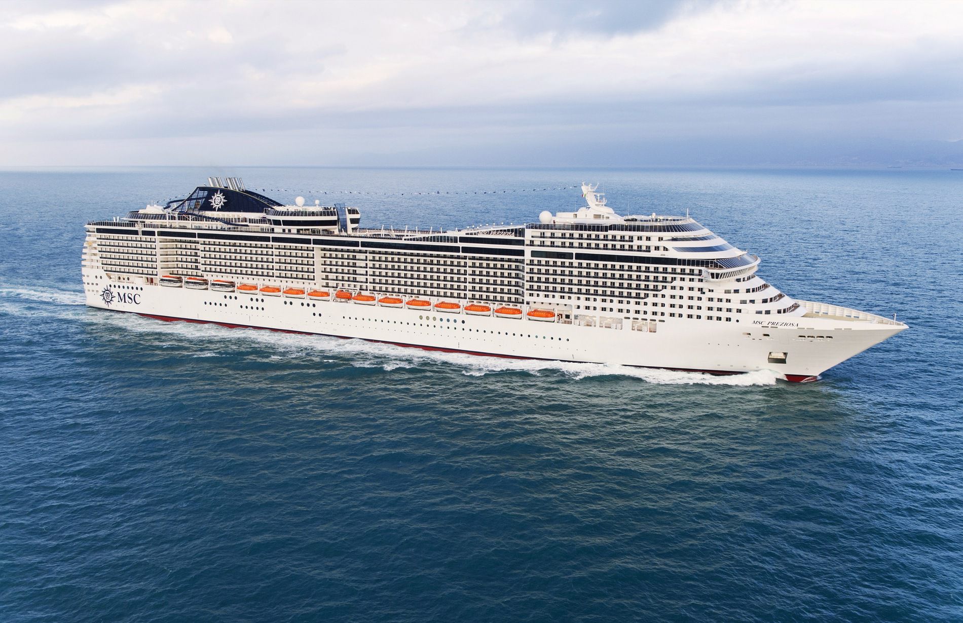 A photo of the MSC Preziosa cruise ship