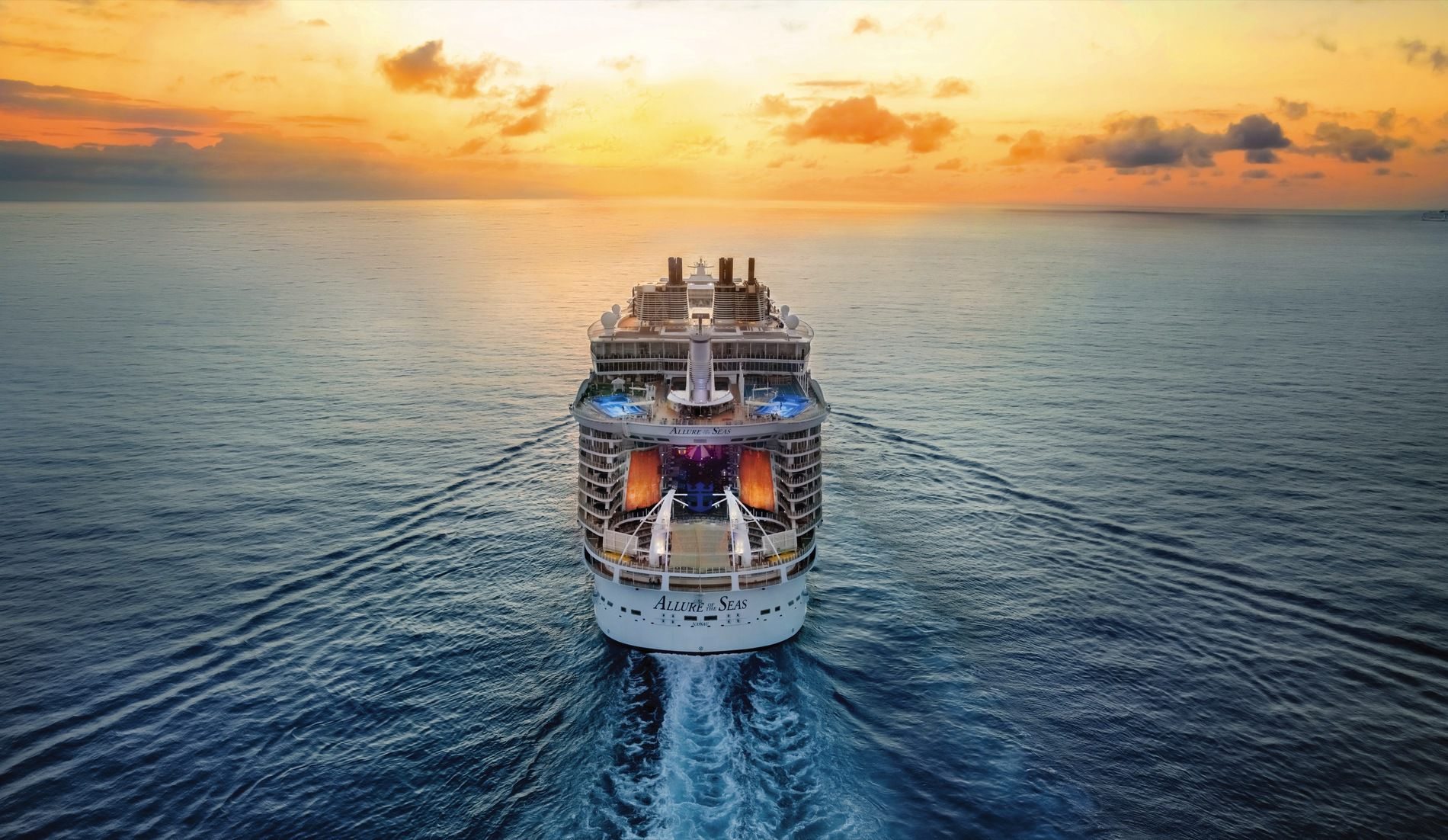 A photo of the Allure of the Seas cruise ship