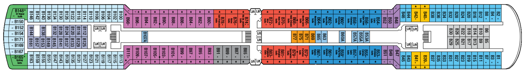 Deck 7 - B Deck