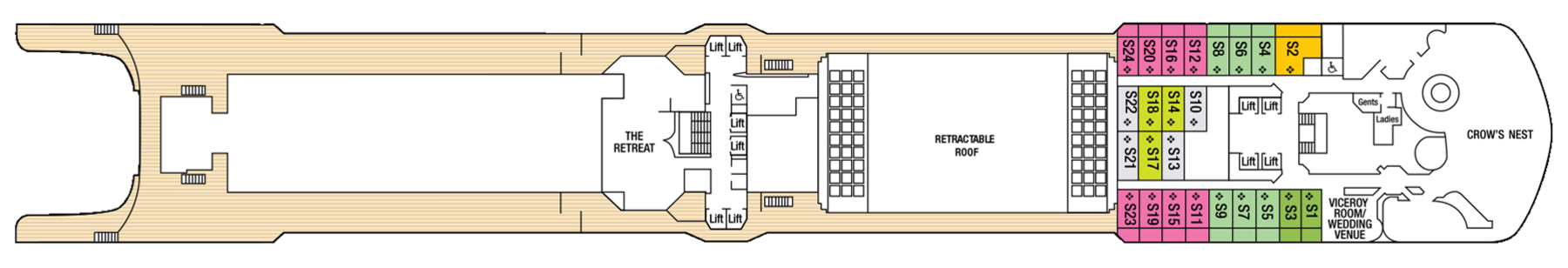 Deck 10 - Sun Deck