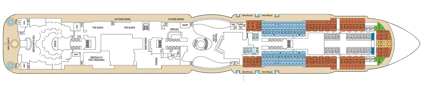 Deck 8 - Promenade Deck