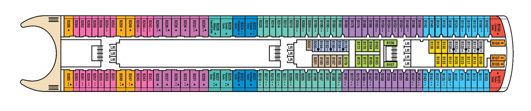 Deck 10 - B Deck
