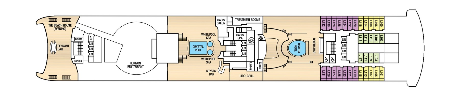 Deck 12 - Lido Deck