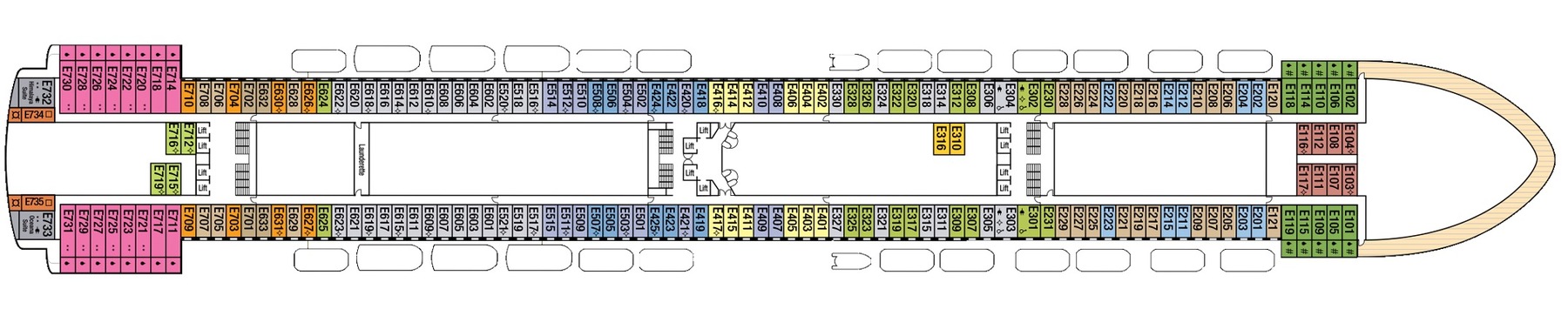 Deck 8 - E Deck