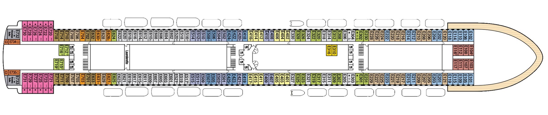 Deck 8 - E Deck