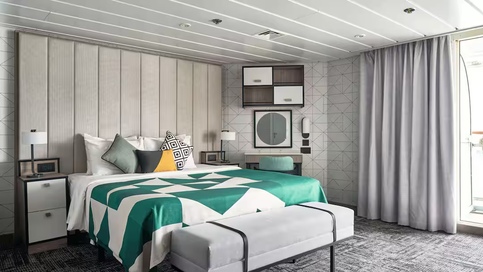 Marella Cruises, Marella Discovery Royal Suite Bedroom 2.jpg