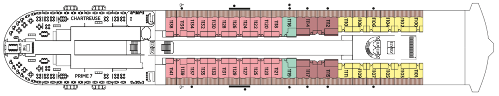 Regent Seven Seas Cruises, Seven Seas Prestige Deck 11.png
