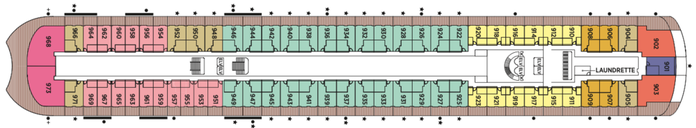 Regent Seven Seas Cruises, Seven Seas Prestige Deck 9.png