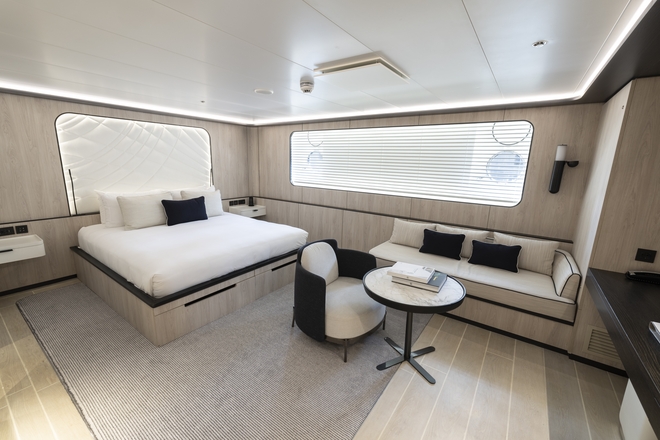 Upper decks balcony stateroom