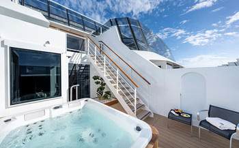 MSC Yacht Club Duplex Suite with Jacuzzi