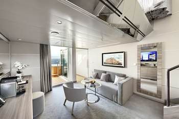 MSC Yacht Club Duplex Suite with Whirlpool Bath