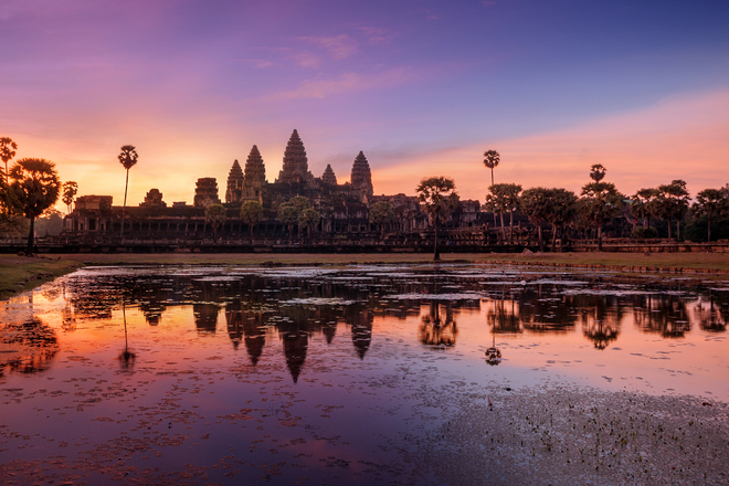 Sunset at Angkor Wat