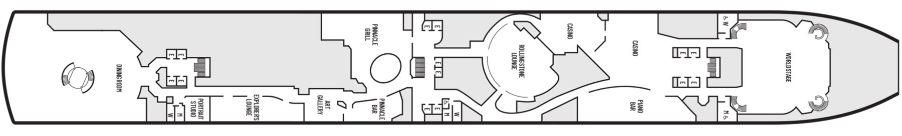Deck 2 - Lower Promenade