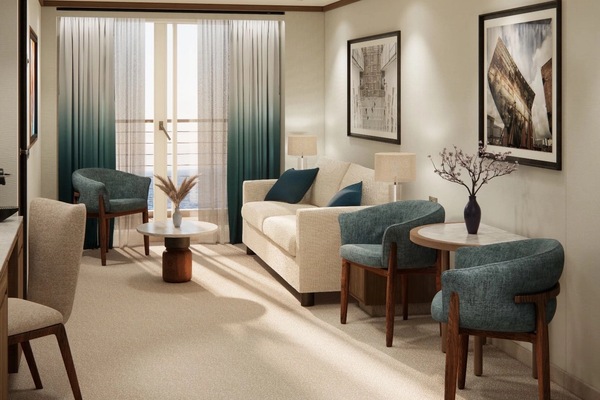 Crystal Cruises Crystal Grace Sapphire Deluxe Suite Rendering 1 ©Crystal Grace.jpg