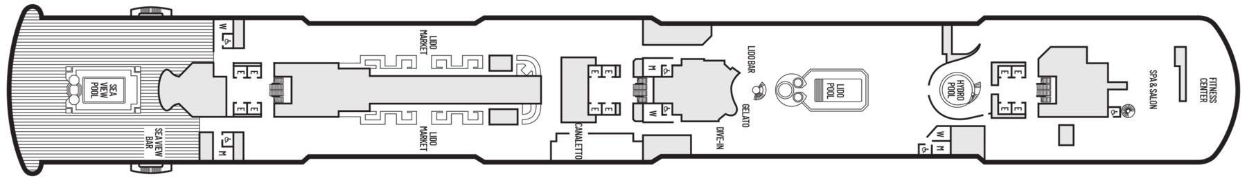 Deck 9 - Lido Deck