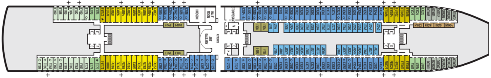 Holland America Line Rotterdam Deck 1 Main Deck.png