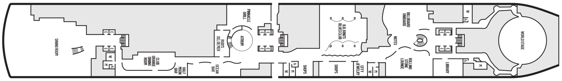 Deck 2 - Plaza Deck