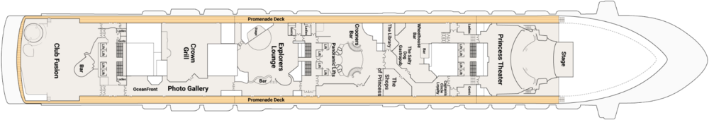 Princess Cruises Crown Princess Deck 7 - Promenade.png