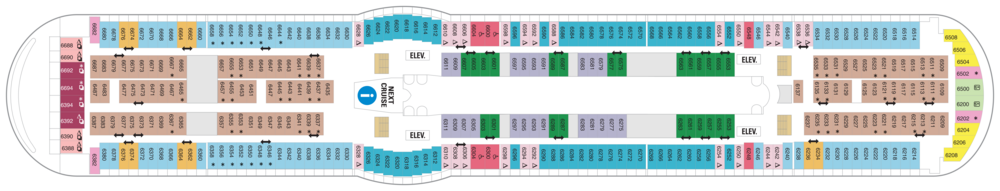 Royal Carribbean Deck plan Adventure of the Seas DECK06.png