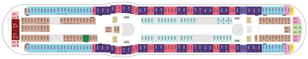 Royal Carribbean Deck plan Adventure of the Seas DECK09.png