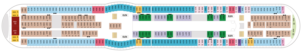 Royal Caribbean Deck plan Voyager of the Seas-DECK08.png