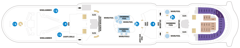 Royal Caribbean Deck plan Voyager of the Seas-DECK11.png