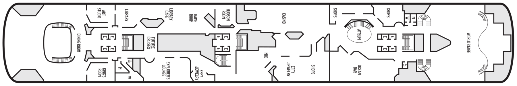 Deck 5 - Upper Promenade