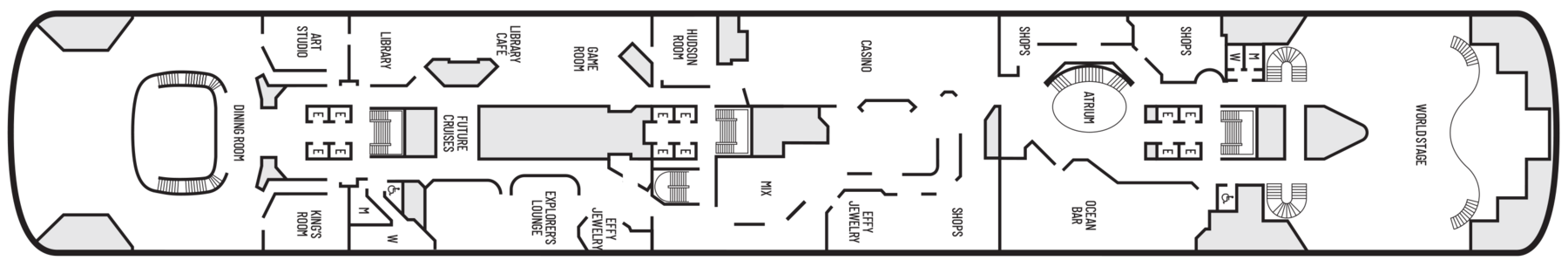Deck 5 - Upper Promenade